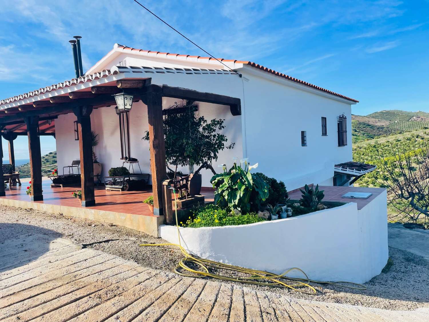 Casa de campo independiente con 10.000 m2 de mangos y aguacates.